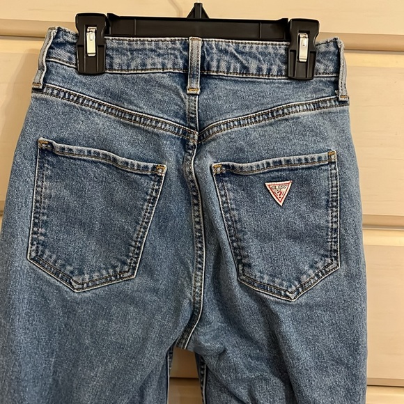 GUESS BRAND 90’s Skinny High Waisted 4 Button Jeans - Picture 5 of 7